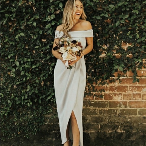BHLDN Thompson off-the-shoulder dress NWOT - Picture 2 of 5